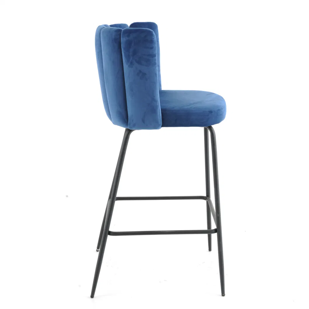 Velvet Dining Chairs Factory Sales Modern Design Dining Room Furniture Bar Chairs